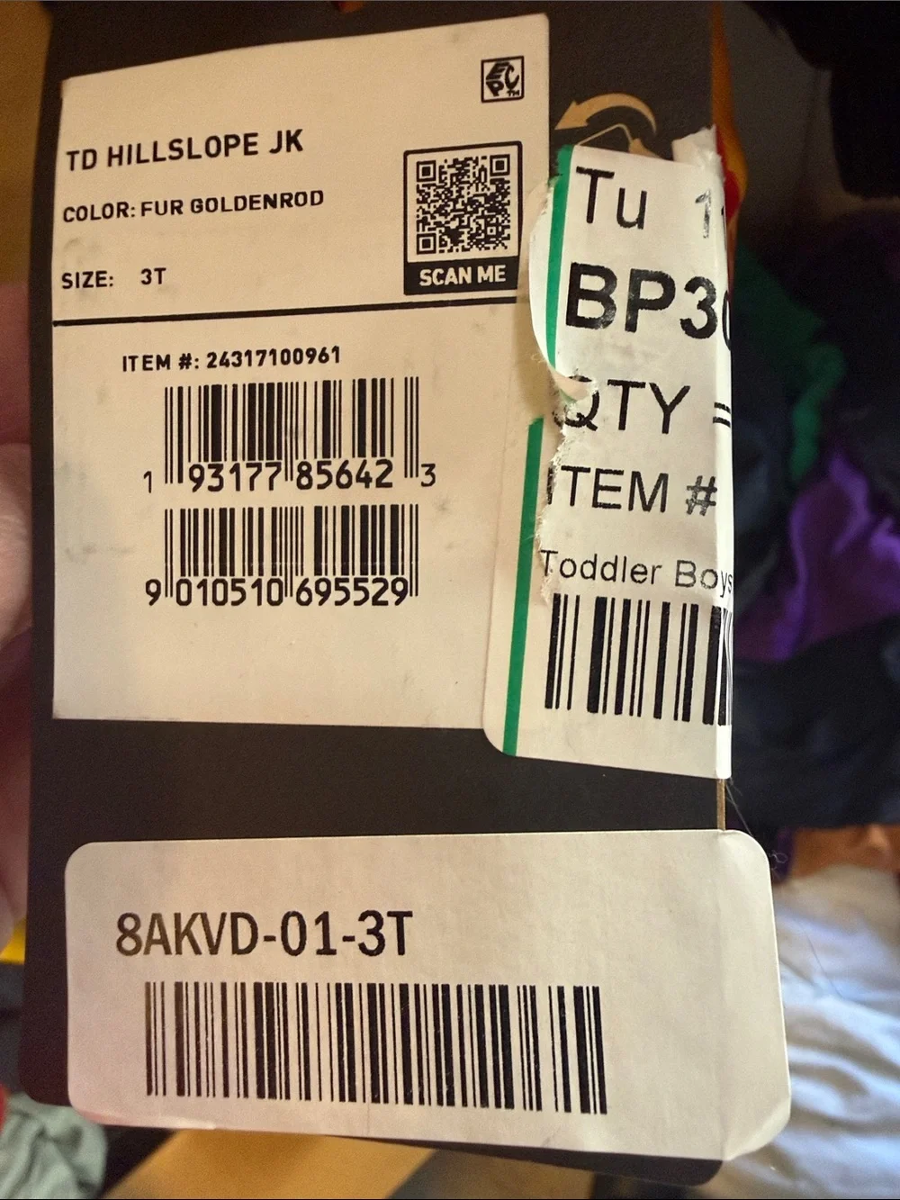 Burton Toddler’s Hillslope Jacket Fur Goldenrod 3T BNWT